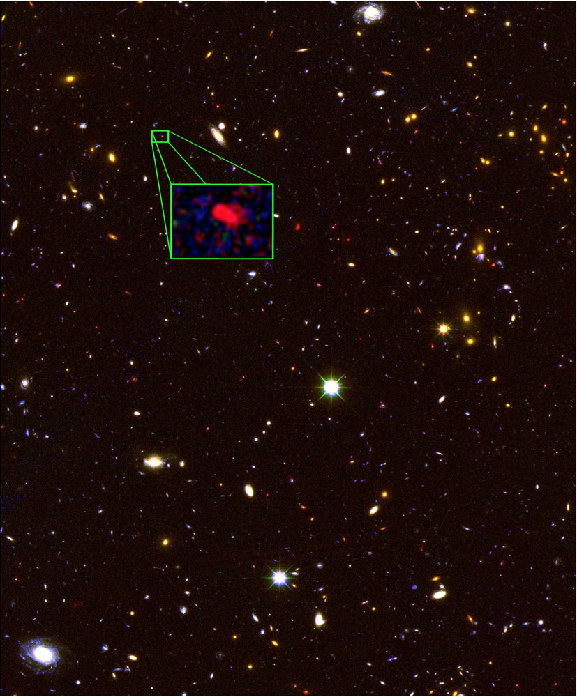 To this: A photo of the farthest galaxy ever discovered, 2013.